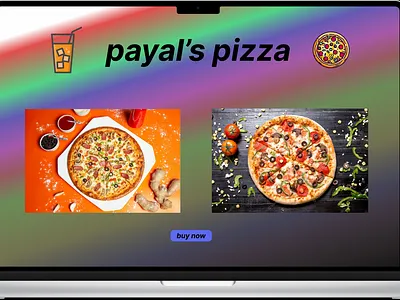 pizza home page 3d animation app branding design frontend graphic design logo motion graphics scrolling site ui vector website