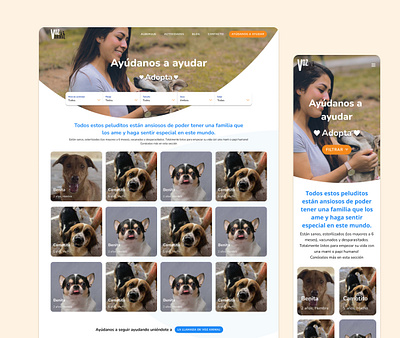 Voz Animal Perú pet responsive ui web