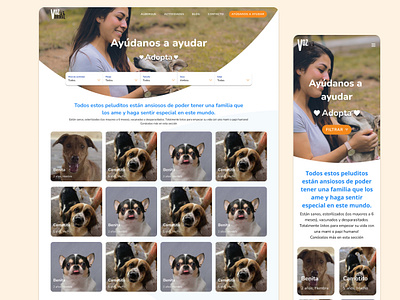 Voz Animal Perú pet responsive ui web