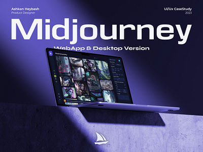 Midjourney (Web App & Desktop Version) ai artificial intelligence bing case study dall e generate generative ai midjourney redesign ui ux