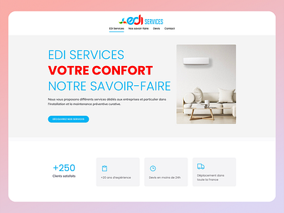 EDI Services - Landing page logo ui ux webcreation webdesign webmaster website