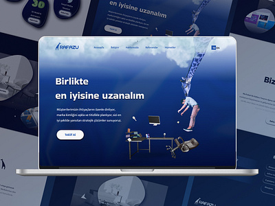 Rafazu Agency Web Site 3d frontend graphic design logo react ui web