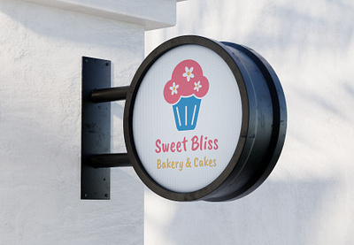 Sweet Bliss Bakery bakery branding colors cute logo