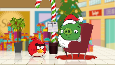 Angry Birds 2 marketing video Holidays animation branding illustration motion graphics video production