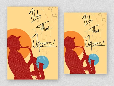 All That JAZZ! (P3) graphic design illustration poster typography