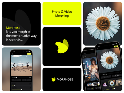 Morphose - Mobile App app app icon design mobile mobile app ui ux