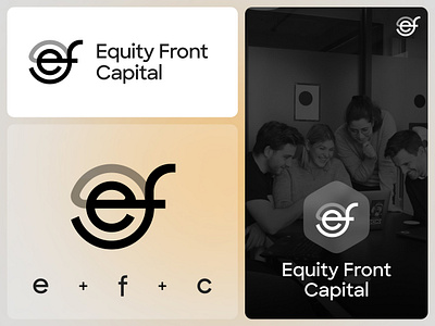 EFC - Equity Front Capital Logo animation branding clean dark design fresh graphic design illustration logo new new design professional sketch theme trending typography ui ux vector website