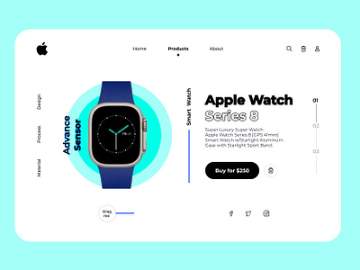 Shopify Product Design (Apple Watch) apple store apple store landing page design apple store web design apple store website design apple watch clean design ecommerce ecommerce landing page design ecommerce web design ecommerce website design interactive design intuitive design online store shopify landing page design shopify web design shopify website design unique design web app design