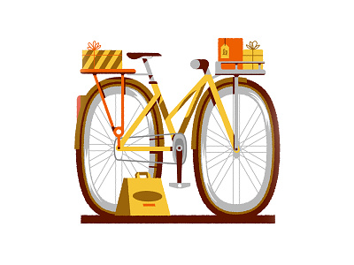 🎁🎁🎁 bicycle illustration