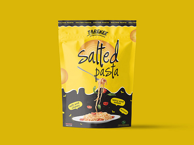 Salted Pasta Pouch Packaging cheese egg food food packaging macaroni packaging pasta pouch pouch designing spaghetti