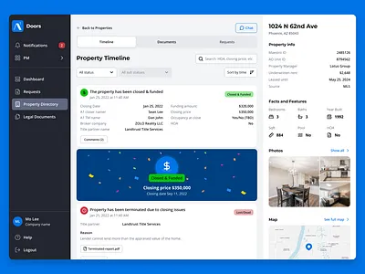Property Management: Property Timeline for Seamless Operations dashboardui interactivetimeline managementsystem propertyapp propertydashboard propertyinnovation propertyinterface propertymanagement propertysoftware propertysolutions propertytech proptech realestatetech realestateux timelineinterface timelineux timelinevisualization userexperience uxdesign