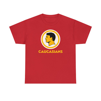 Washington Caucasians Redskins Shirt apparel caucasians caucasians redskins design graphic design illustration redskins shirt washington caucasians washington caucasians redskins