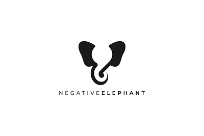 Negative Elephant abstract logo brand design brand identity branding business logo classic logo creative logo dynamic logo geometric logo graphic design illustration line art logo logo design luxury logo minimal logo minimalist logo modern logo symbolic logo wordmark logo