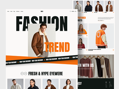 Fashion E-commerce website design ecommerece fashion figma design landignpage ui ui design uiux web design website website design