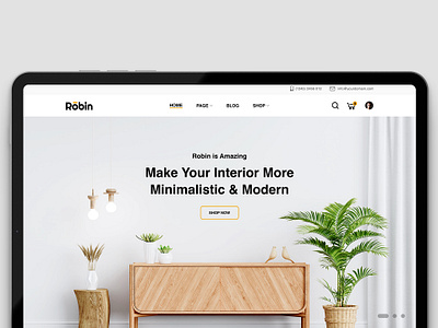 Landing Page Interior Home branding design illustration ui ux web design webdesign website website design