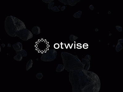 otwise 24 branding circle dark design identity logo