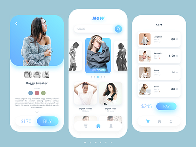 Fashion Shopping App - MEHRAX blue app blue application clothes clothing dress fashion fashion store fashion store app mehrax minimal app online shop online shopping shop shop app shop application shopping app store store application women app women application