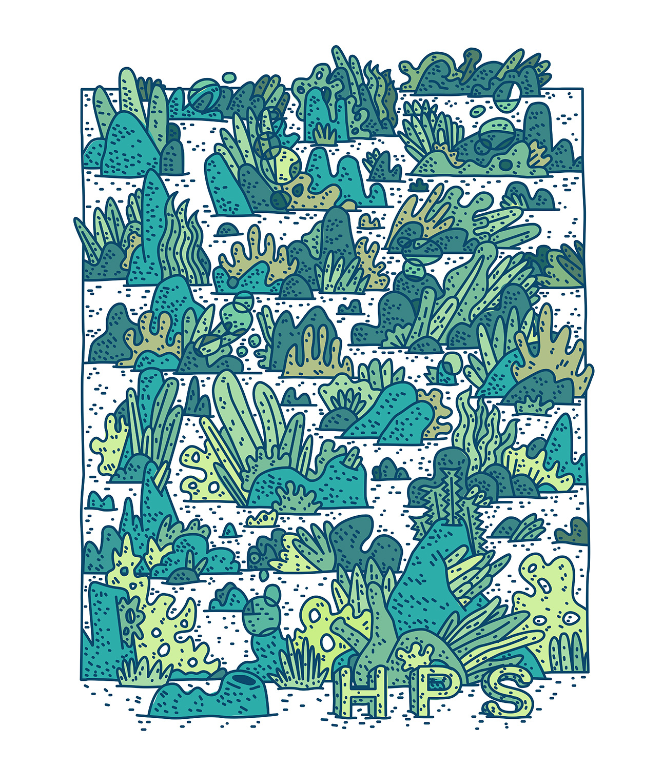 Deep Resurgence brand branding cartoon decoration design illustration illustrations oceanart surfapparelart surfbrandcollab surfstyle t shirt vector wavesandwear