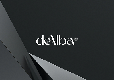 Logo | Brand identity | for DeAlba art brand branding clean design flat graphic design illustration logo logo design minimal typography ui ux vector web website