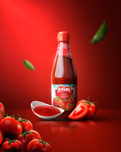 Tomato Ketchup - Social Media Design ads branding creative design graphic design logo photo manupulation social media