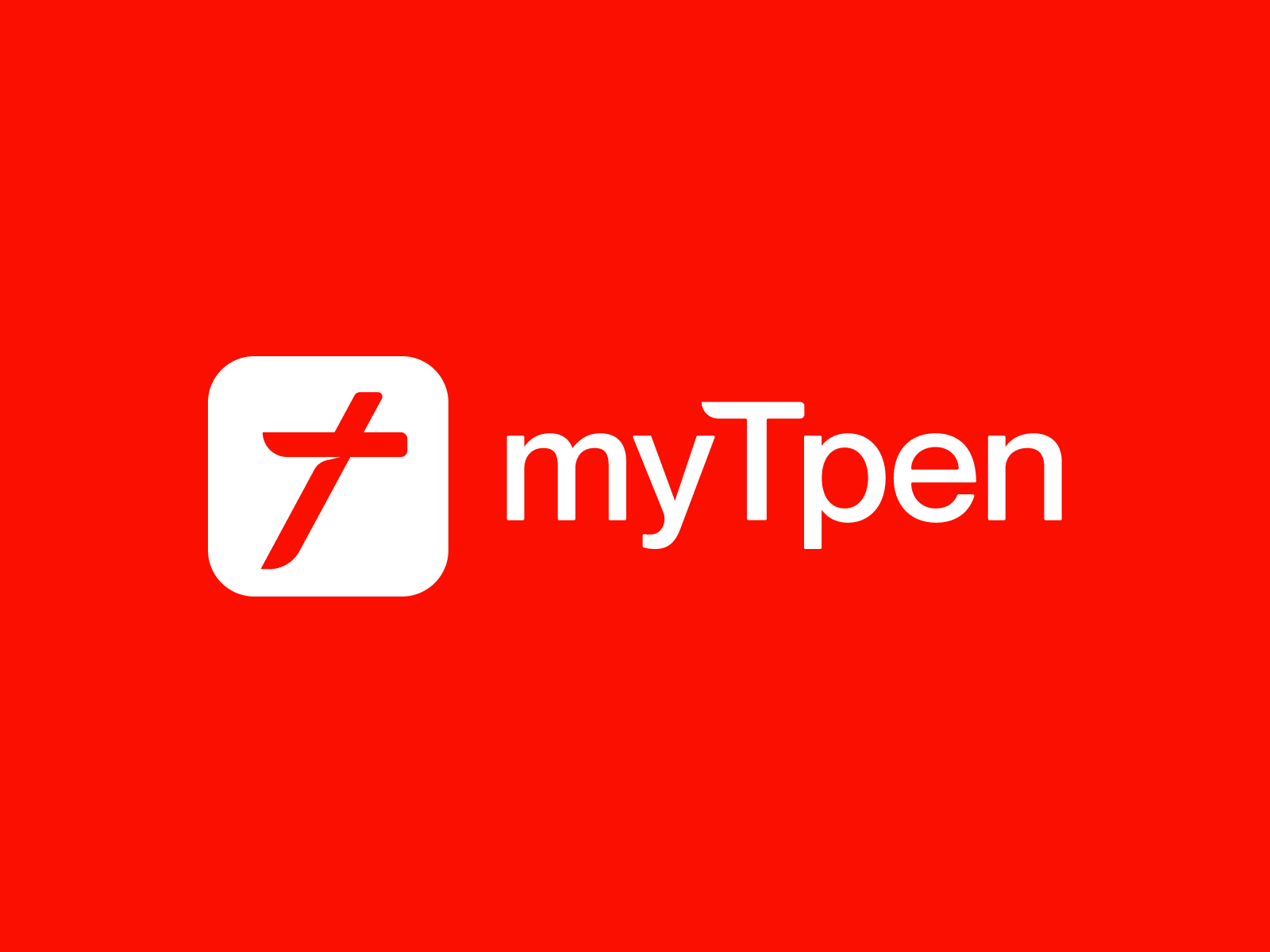 MyTpen Branding brand clean design grading logo pen pencil school students teachers teaching vector