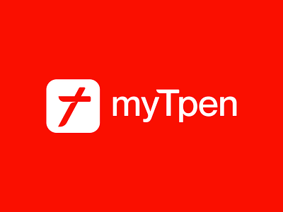 MyTpen Branding brand clean design grading logo pen pencil school students teachers teaching vector
