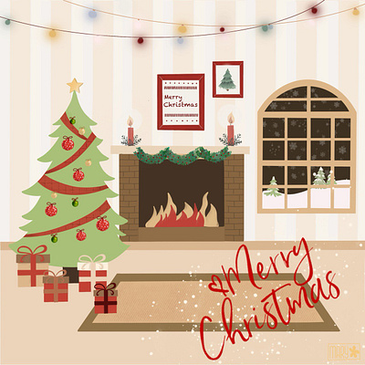 Home christmascard design graphic design graphic designer illustration procreate