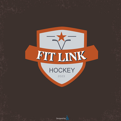 Fit Link Hocky Logo branding graphic design logo