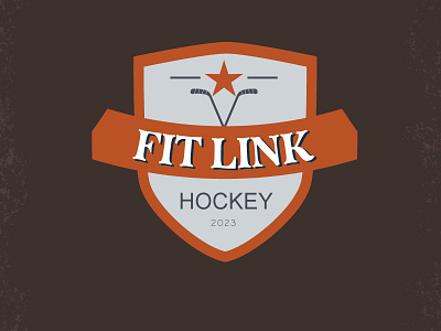 Fit Link Hocky Logo branding graphic design logo