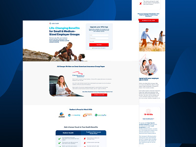 Landing Page // Radion Health cro graphic design web design