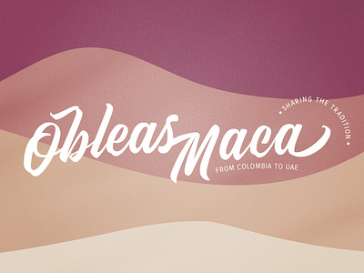 OBLEAS MACA BRANDING AND PACKAGING artioscad branding graphic design illustrator label design logo packaging