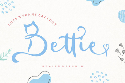 Bettie Free Download animal calligraphy creative cute decoration display dog friend funny handwritten kitten logo love paw pet shop quote tail text typography