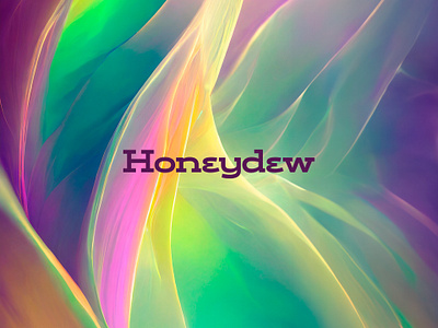 Honeydew branding lettering logo type typography