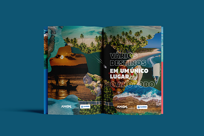 Anúncio para Brasilturis - Setur AL adventure collage editorial graphic design layout magazine mockup nature photography tourism travel