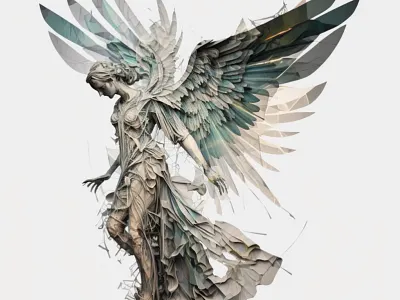 Wings {midjourney} ai artist