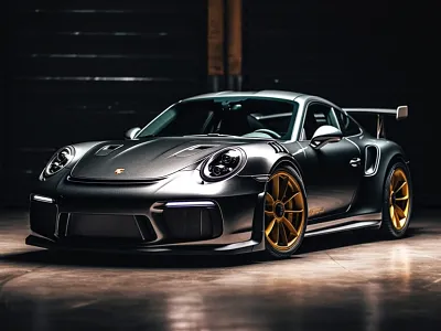 Dream {midjourney} ai artist porsche