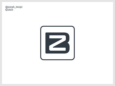BZ / ZB Monogram Logo apparel b branding bz clothing construction design fhasion graphic design illustration initial letter logo modern monogram style vector z zb