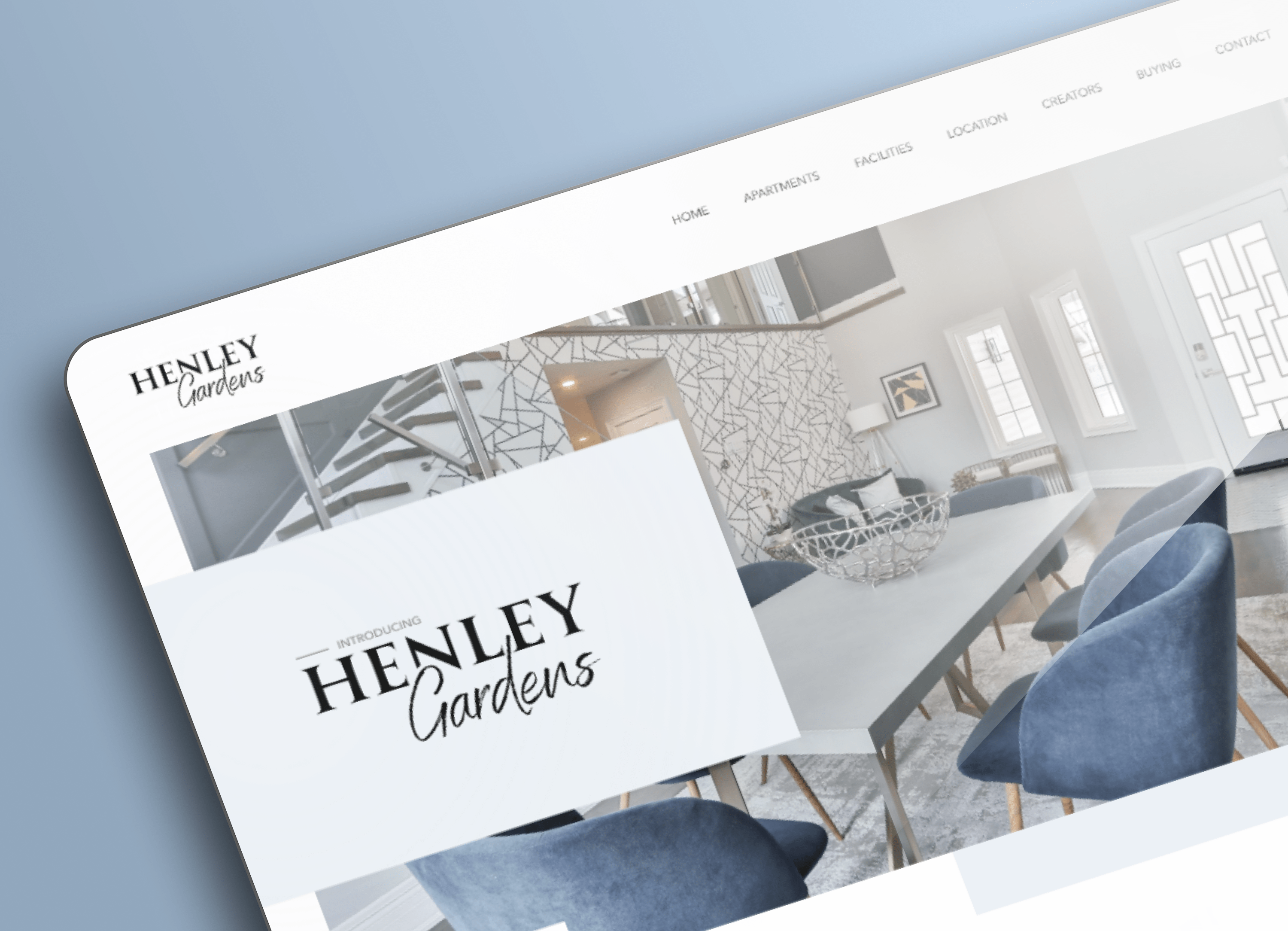 Henley Gardens - Real Estate Web Project design real estate ui uidesign userinterface ux uxdesign web webdesign