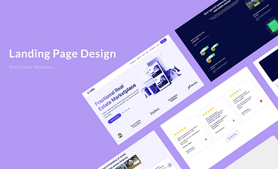 Landing Page Design branding design graphic design landing page logo ui ux vector web banner web design website