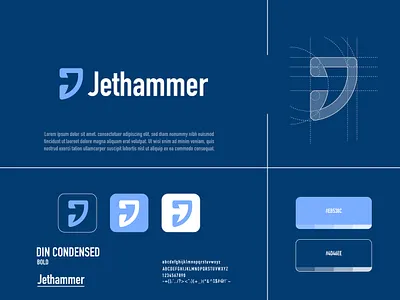 Hammer logo design axe brand designer branding concept construction hammer idea jet letter j logo logo design logo designer logomark logotype minimal modern negative space rebranding startup symbol