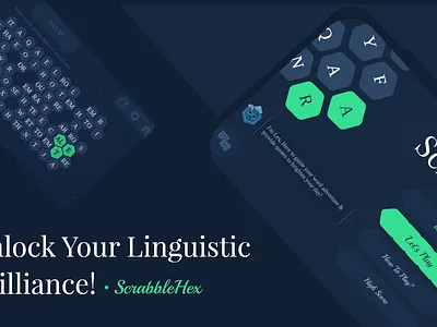 ScrabbleHex v2 design graphic design ui