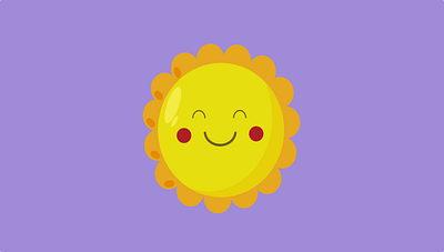 Smiling sun logo design design graphic design illustration logo vector