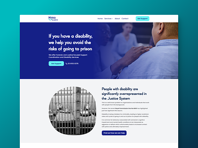 NDIS Disability Service Website Design in Australia branding design disability disability service disability service website figma mental health ndis ndis provider ndis support nimacare ui ux website website design