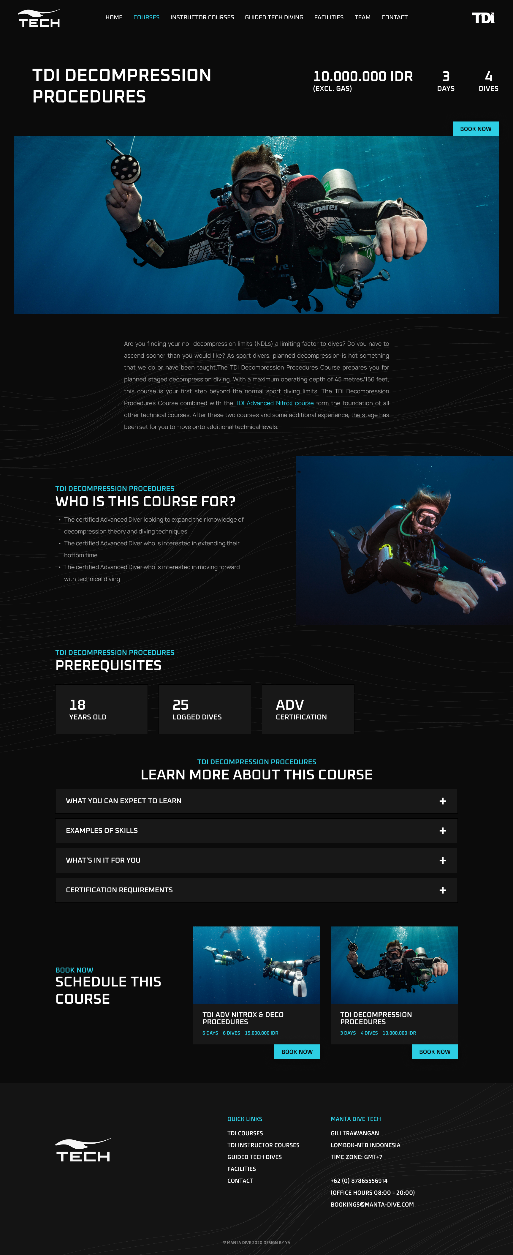 Example of Minimalistic Landing Page Design