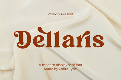 Dellaris advertising branding elegant font fashion font logo modern font social media web font