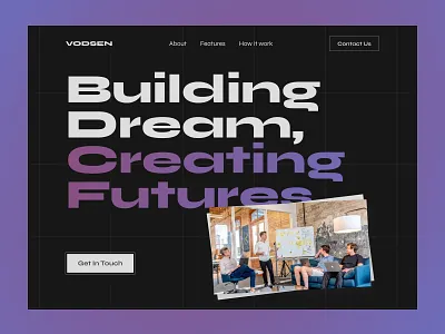 Landing Page - Company Profile branding company profile design designing website landing page ui uiux ux web design website designer