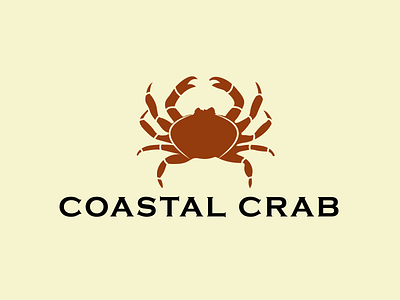 COASTAL CRAB branding crab crab logo design graphic design illustration logo