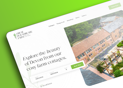 Great Houndbaere Farm - Web design design ui userinterface ux web webdesign