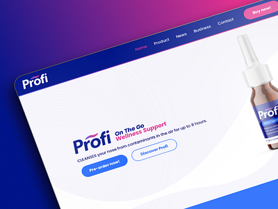 Profi - Web design design ui userinterface ux web webdesign