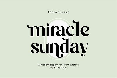 Miracle Sunday branding graphic design logo